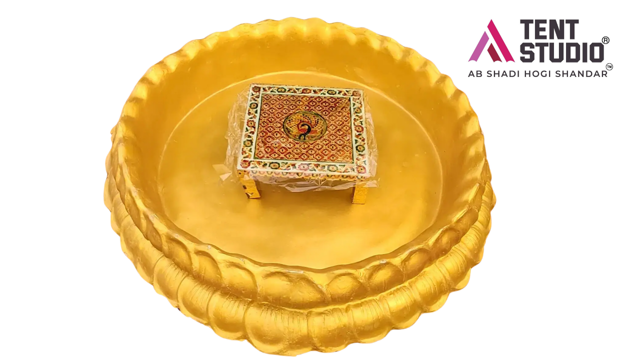 Golden Fiber Haldi Tub