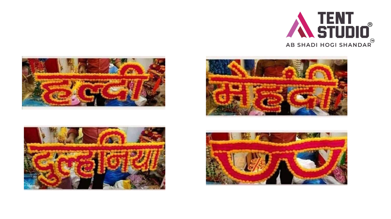 Haldi Mendhi hangers