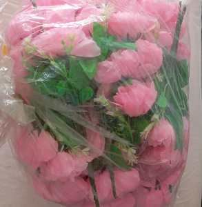 Rose Bunch 7 Stick Anjali Pink