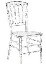 Transparent Square Acrylic Chair