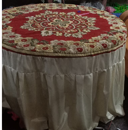 Round Table Cover Crush With Top