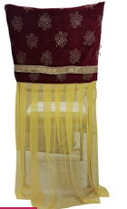 Veda Hd Velvet Galaxy Frill Chair Cap